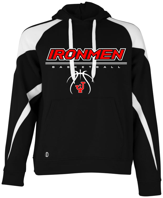 ADULT UNISEX COLORBLOCK HOODED SWEATSHIRT IRONMEN BASKETBALL