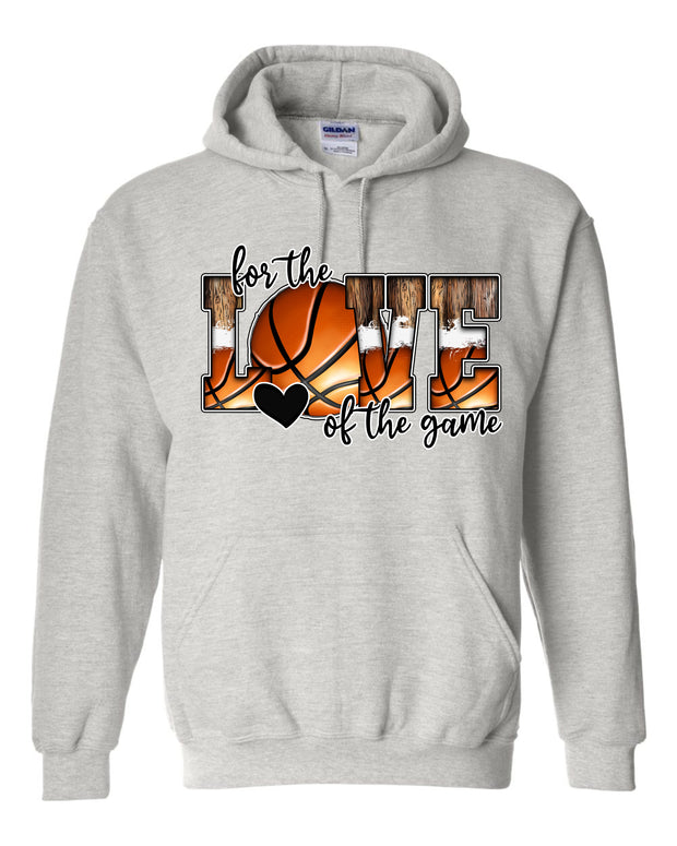 FOR THE LOVE OF THE GAME ADULT UNISEX HOODED SWEATSHIRT