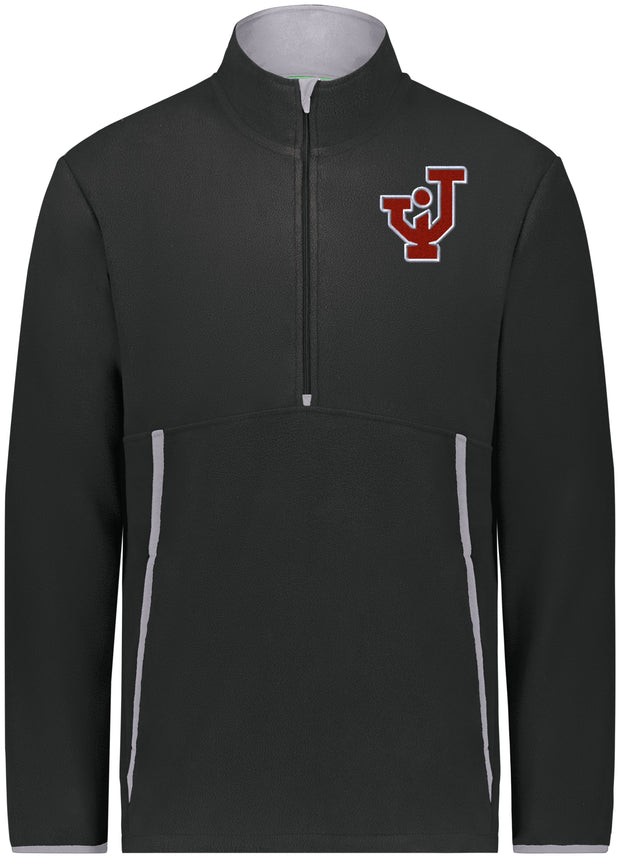 YOUTH 1/2 ZIP FLEECE PULLOVER EMBROIDERED JI